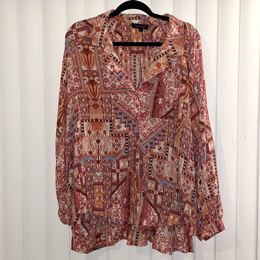 Rachel Zoe Funky button up
